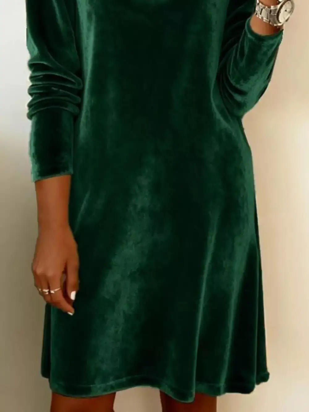 Long Sleeve Maxi Side Slit Dress