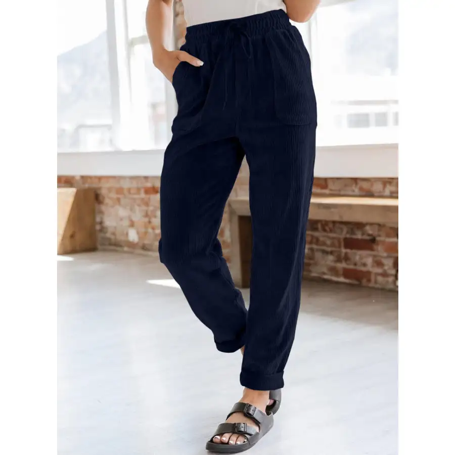 Everyday Drawstring Pants with Pockets