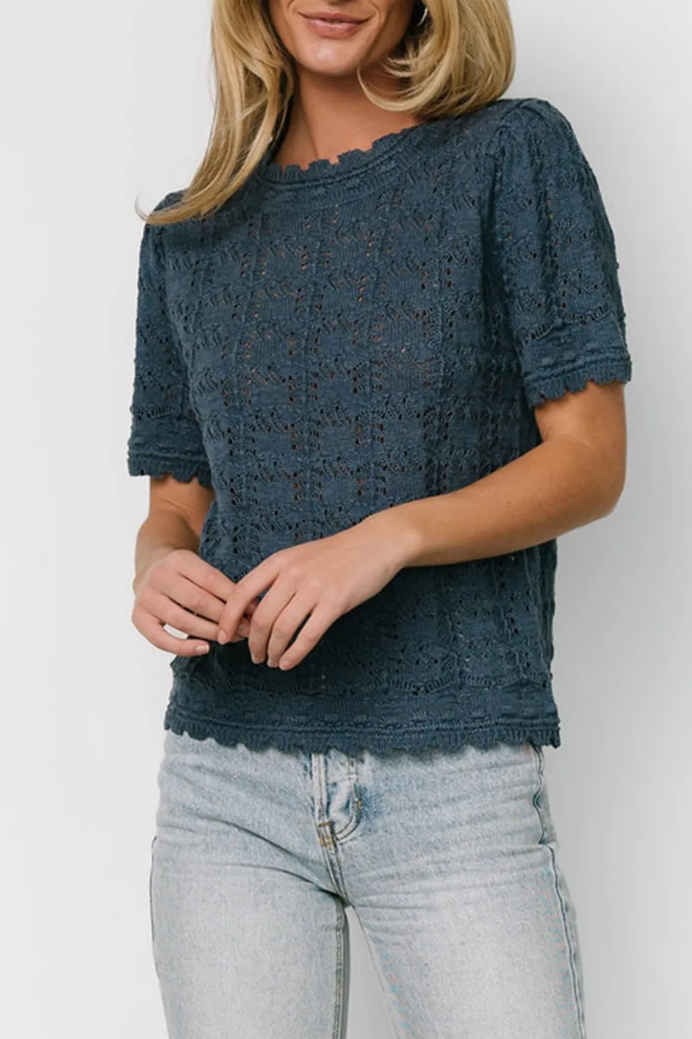 Elegant Temperament Design Sense Hollow Out Shirt