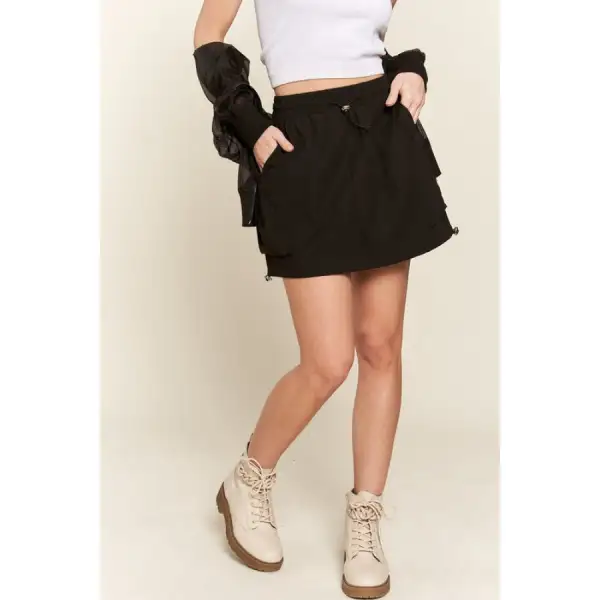 Everyday Drawstring Skort with Pockets