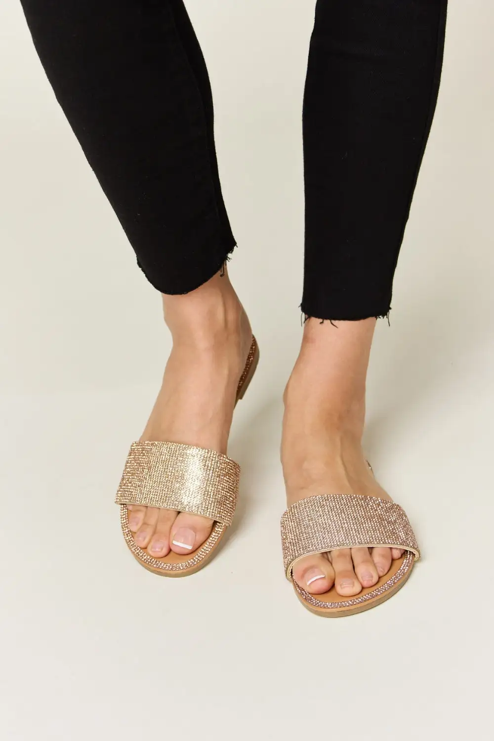 Everyday Flats Rhinestone Sandals
