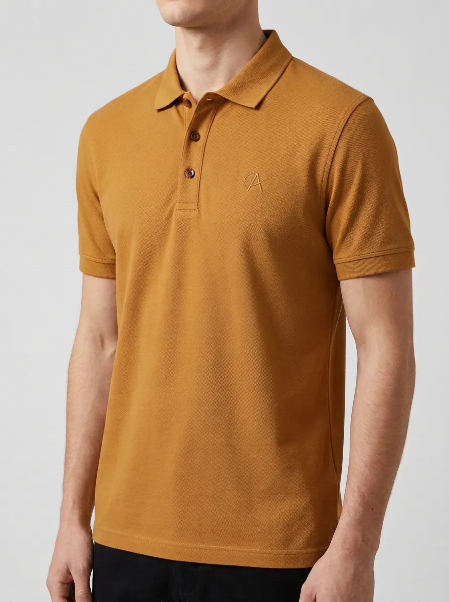 Modern Workwear-Style Men's Polo Shirt