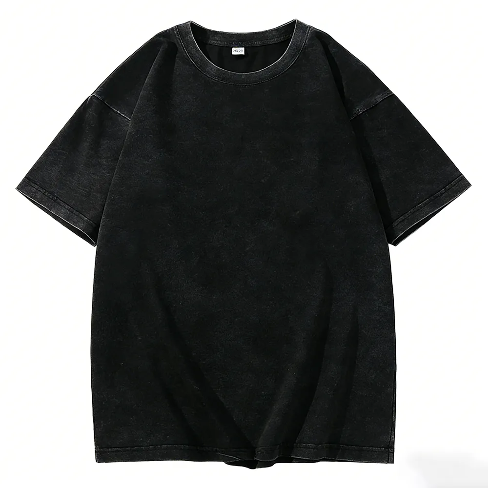Acid-washed T-shirt