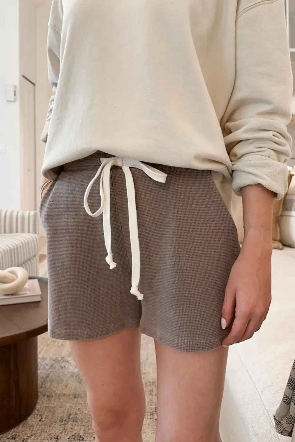 Knit Cotton Thermal Shorts