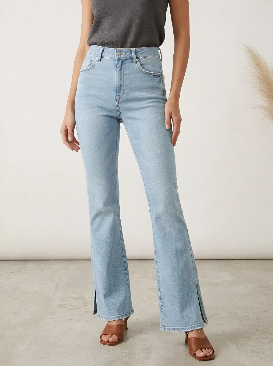 Heritage High-Waist Stretch Women's High-Waist Stretch Flare Jeans