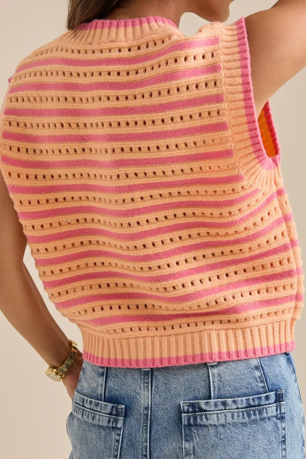 Oversized Sweater Vest