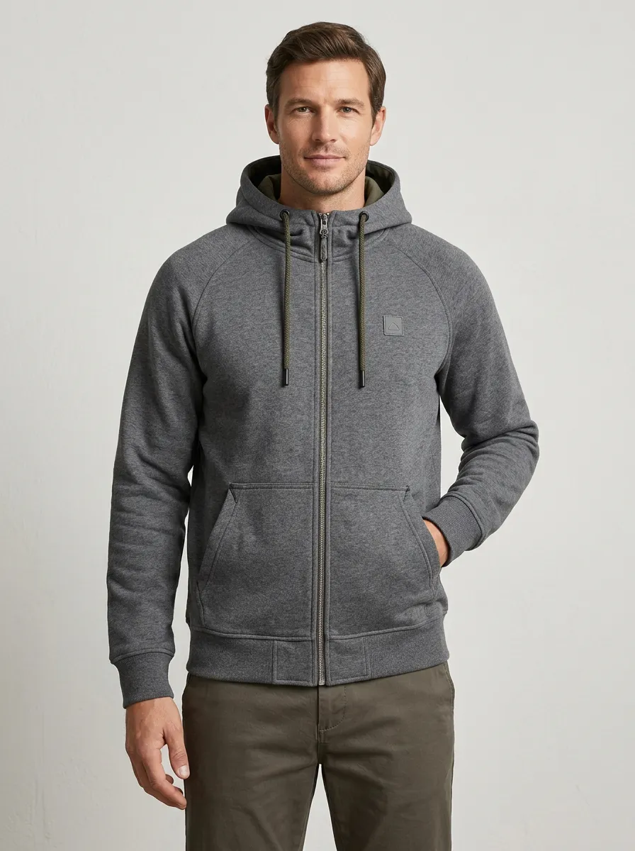 Training Minimalist Zip-Up Look Men's Sport Jacket