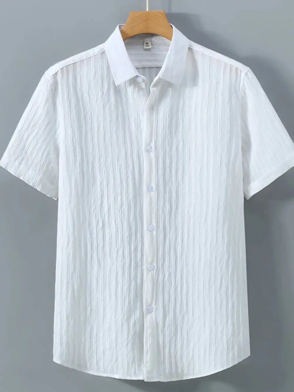Short-Sleeve Breathable Button-Up Shirt