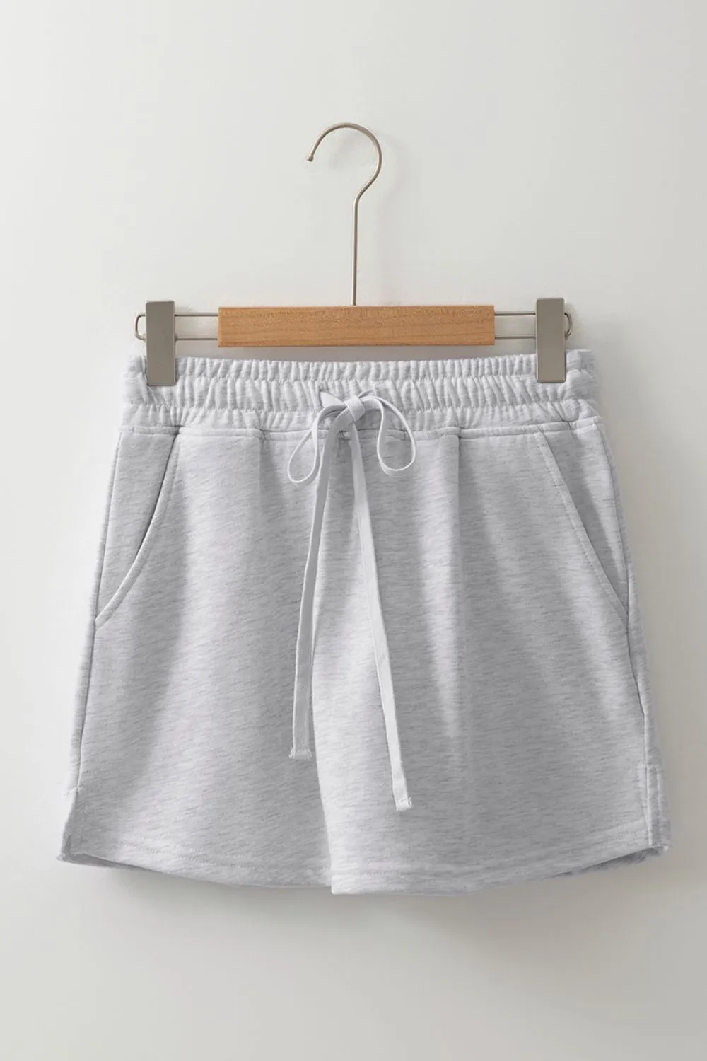 Everyday Drawstring Wrap Front Skirt