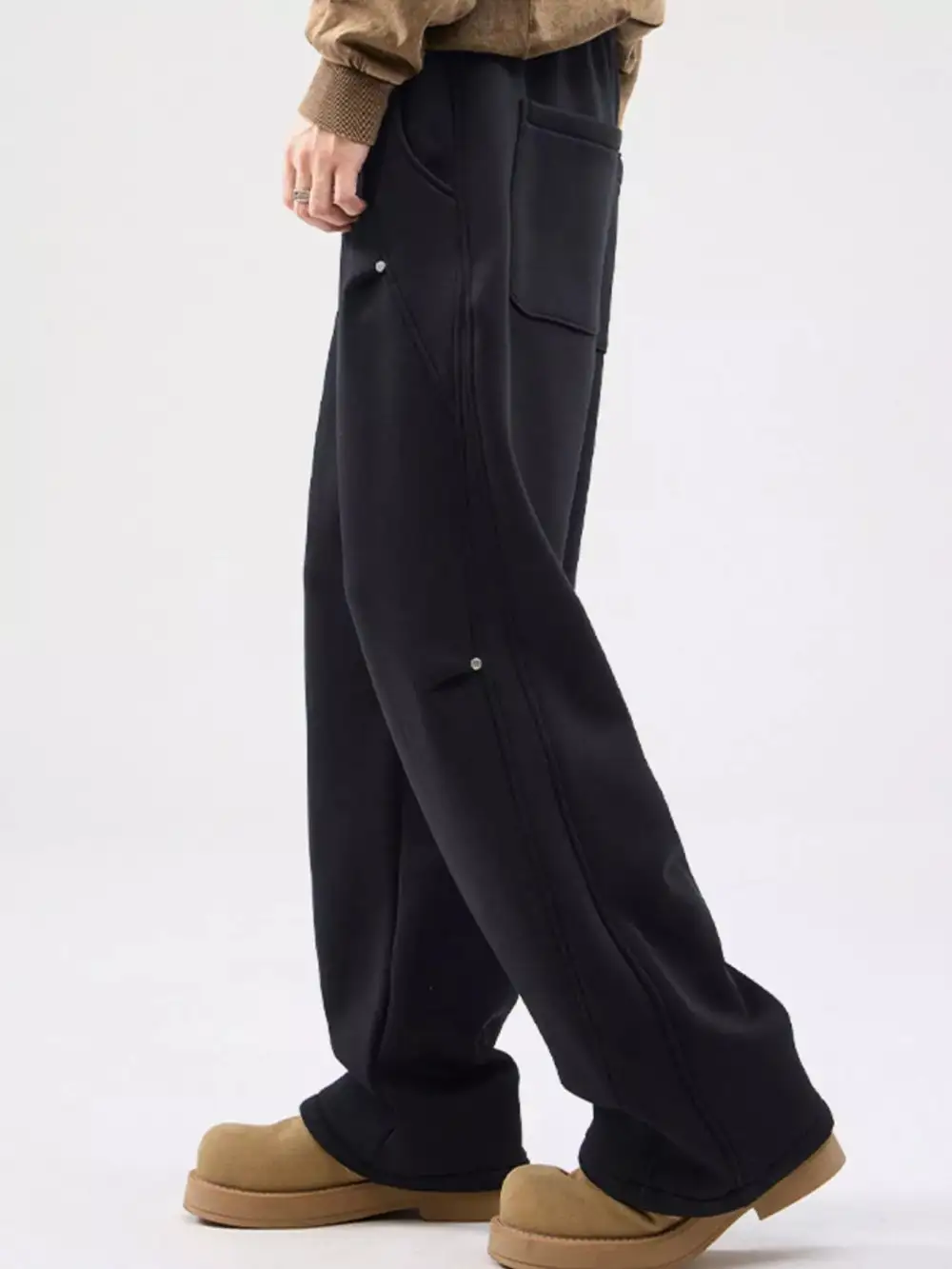 Men's Full Size Casual Loose Fit Sweatpants Plus