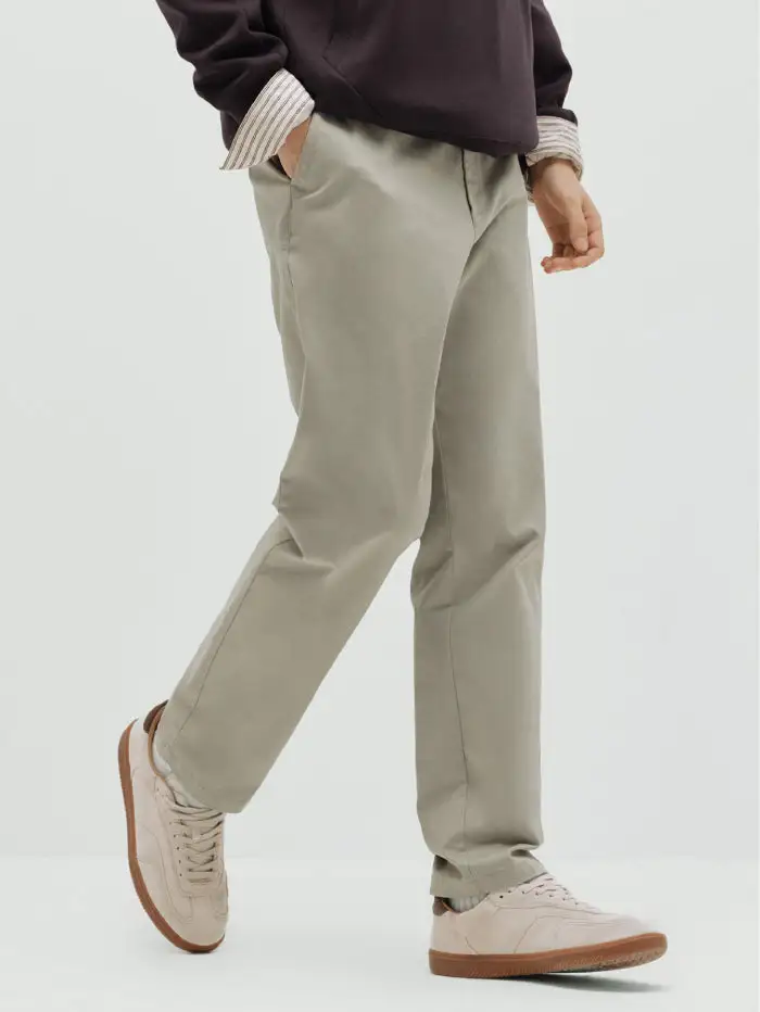 Men's Relaxed Straight Trousers