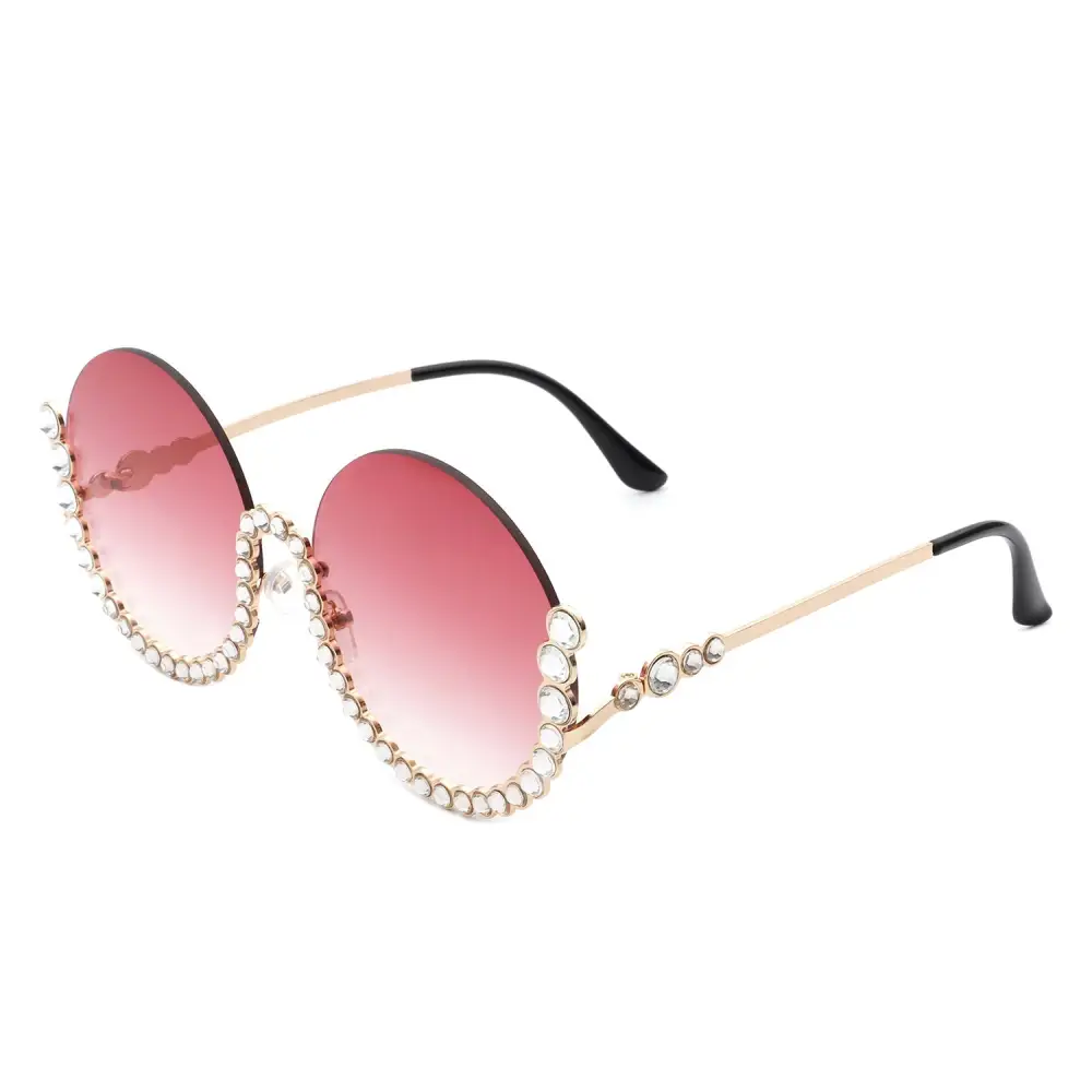 Layered Round Frame Sunglasses