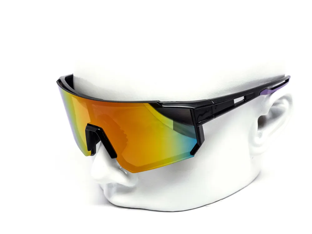 12-Pack Sport Shield Burnt Sunglasses