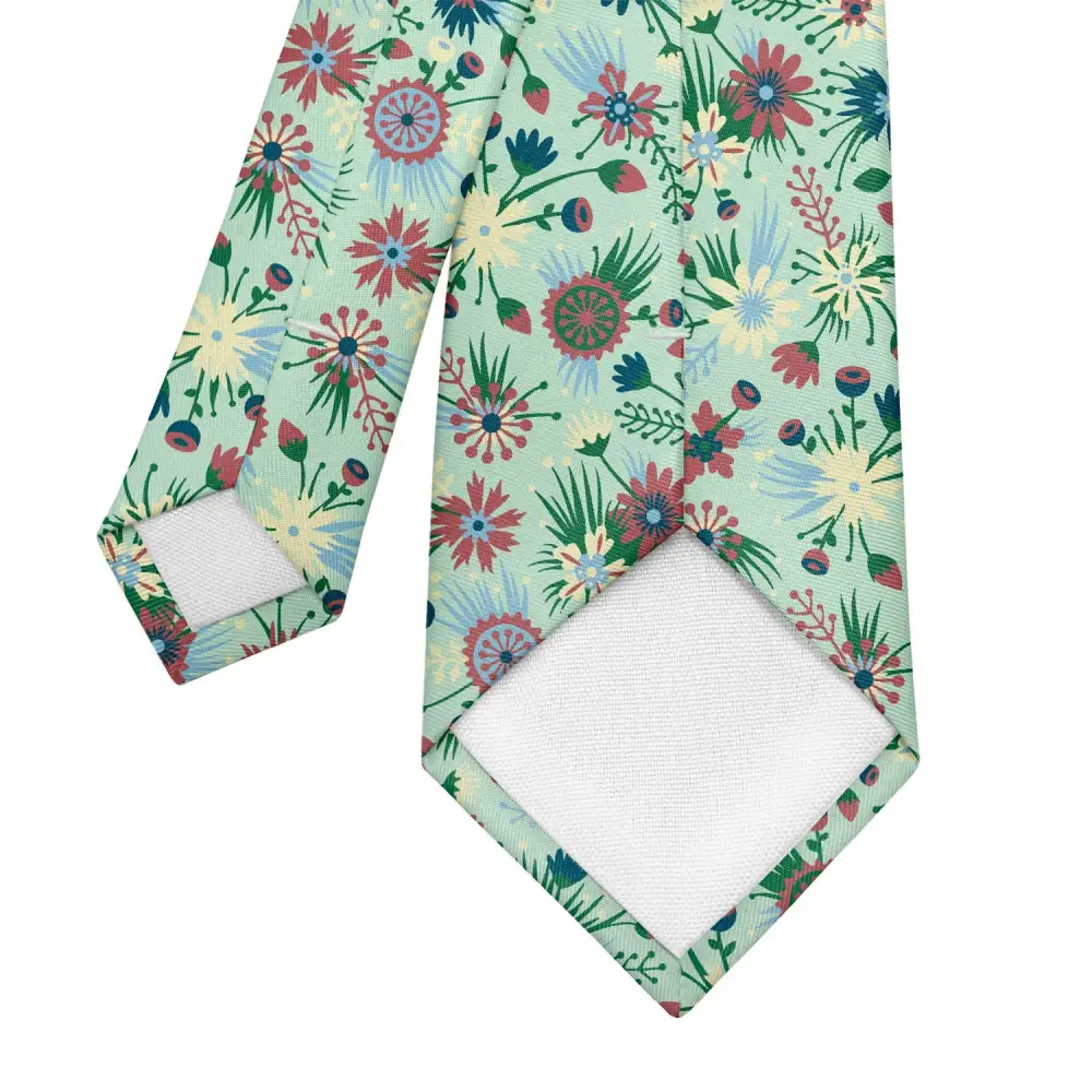 Elegant Floral Design Necktie