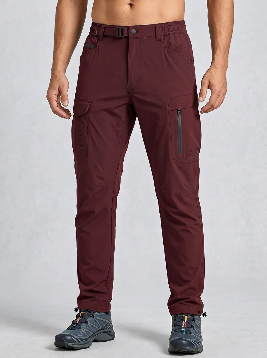 Men's Outdoor Hiking Tactical Multi-Pocket Cargo Pants