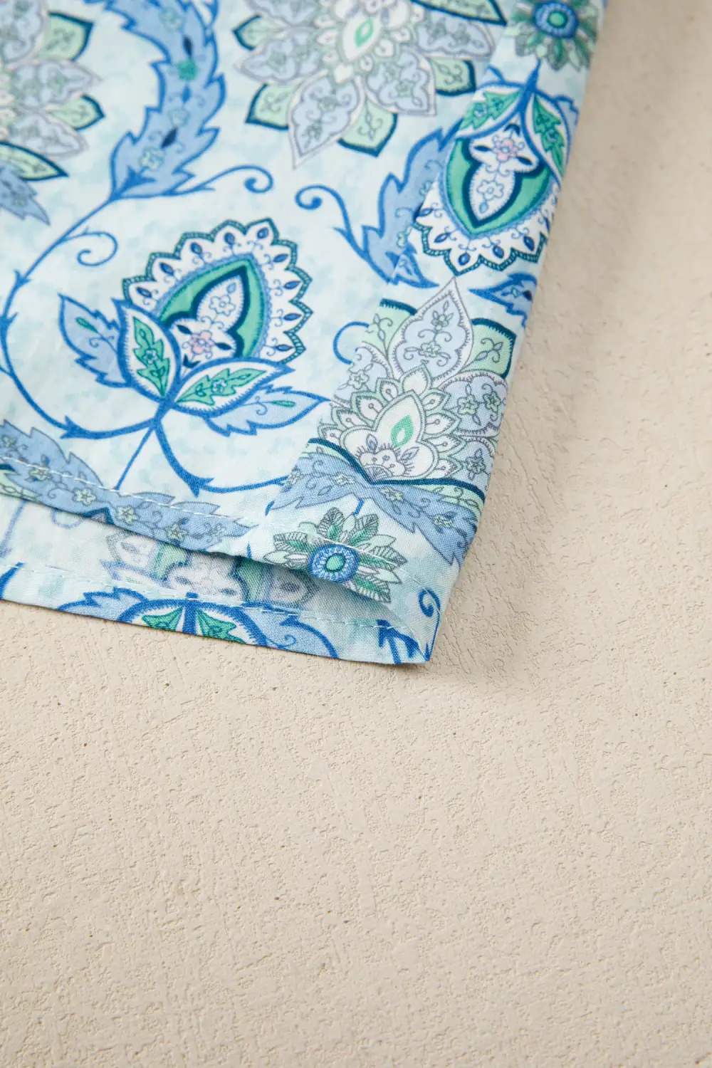 Patchwork Paisley Print Mini Dress