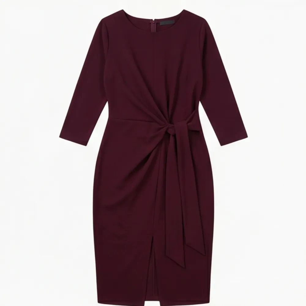 Vivelyn Tie Front Midi Dress