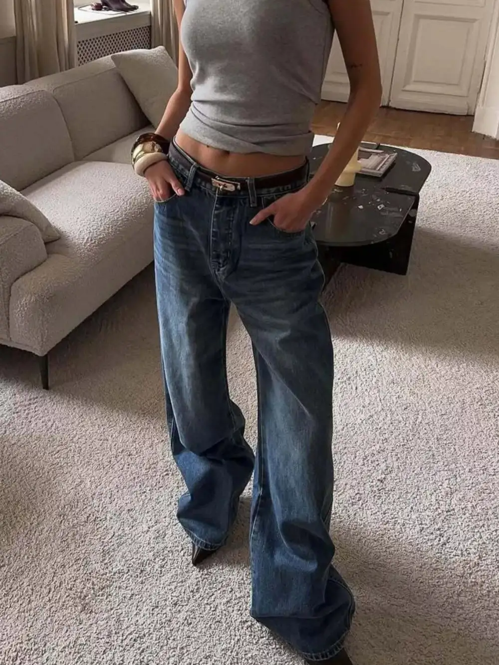 Soft Minimal Denim Jeans
