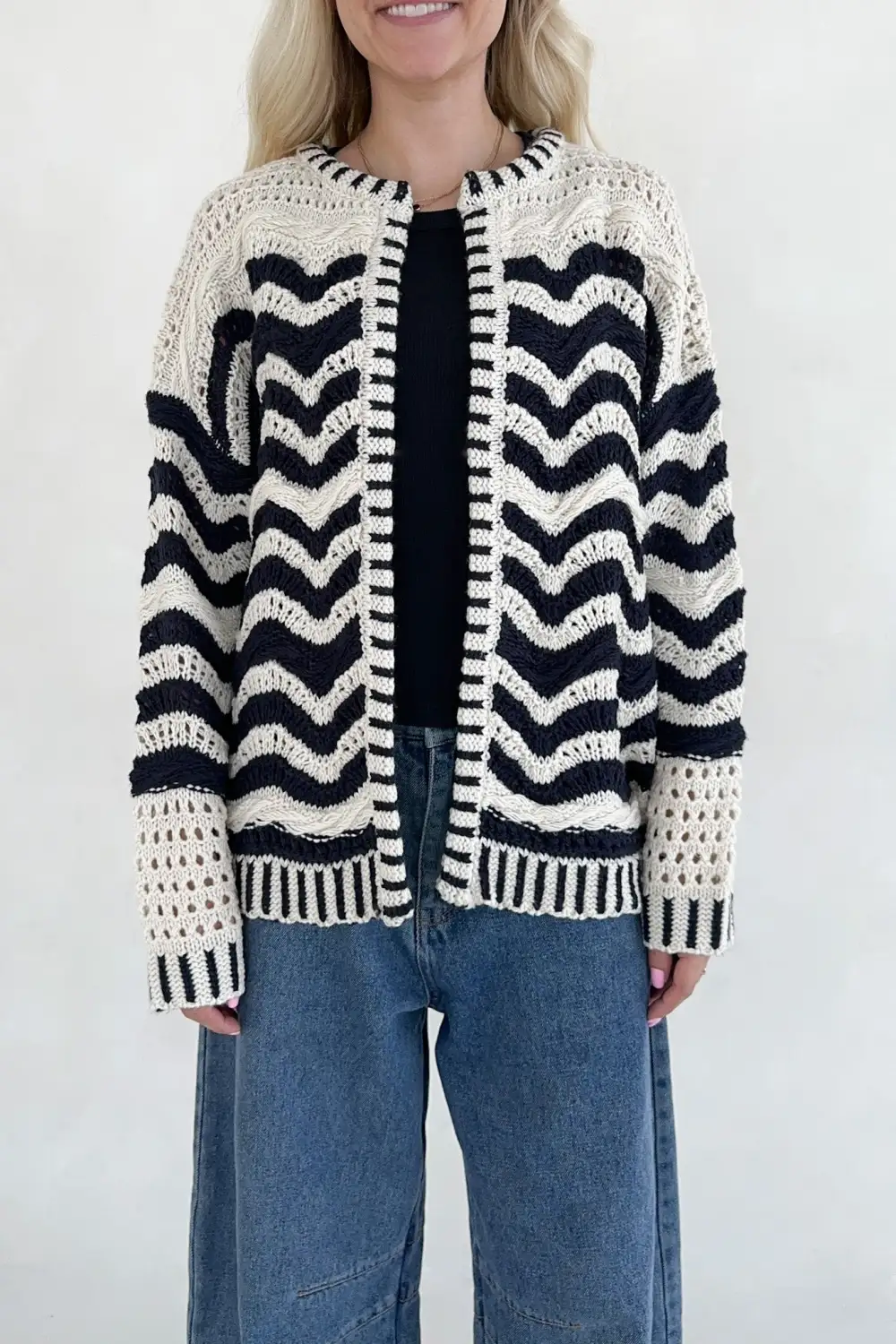 Minimal Soft Knit Cardigan