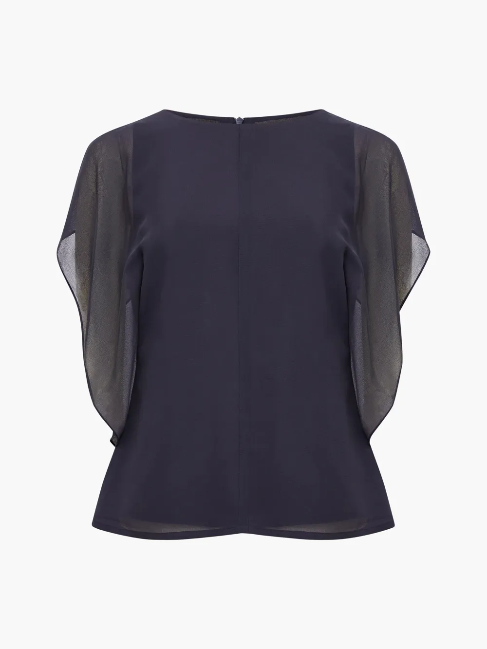 Elegant Solid Color Sleeveless Round Neck Top