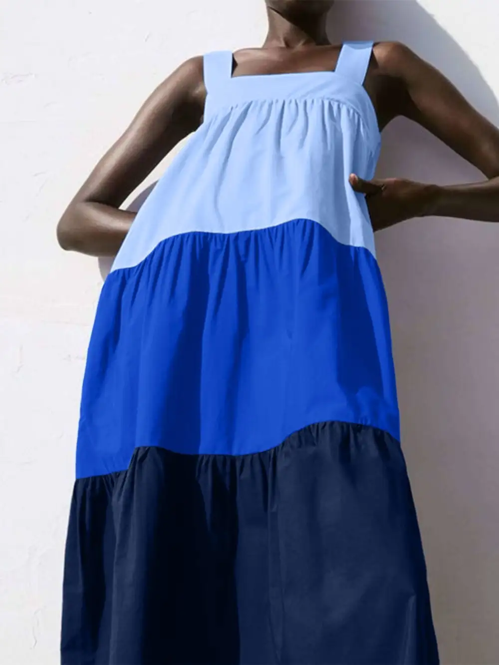 Patchwork Dress Casual