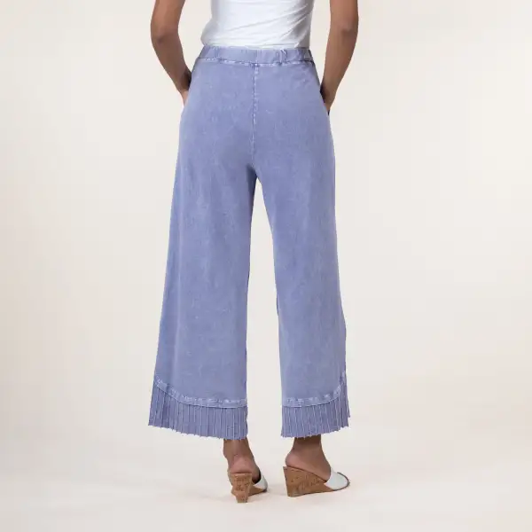 Wide Leg Vintage Pleated Pants
