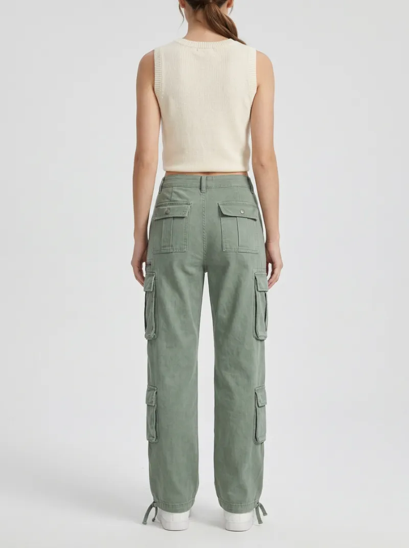 Functional Multi Pocket Casual Look Women's Multi Pocket Cargo Pants
