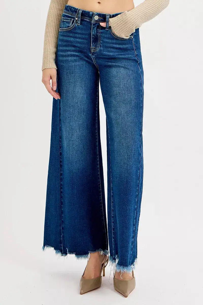 Soft Subtle Texture Denim Jeans