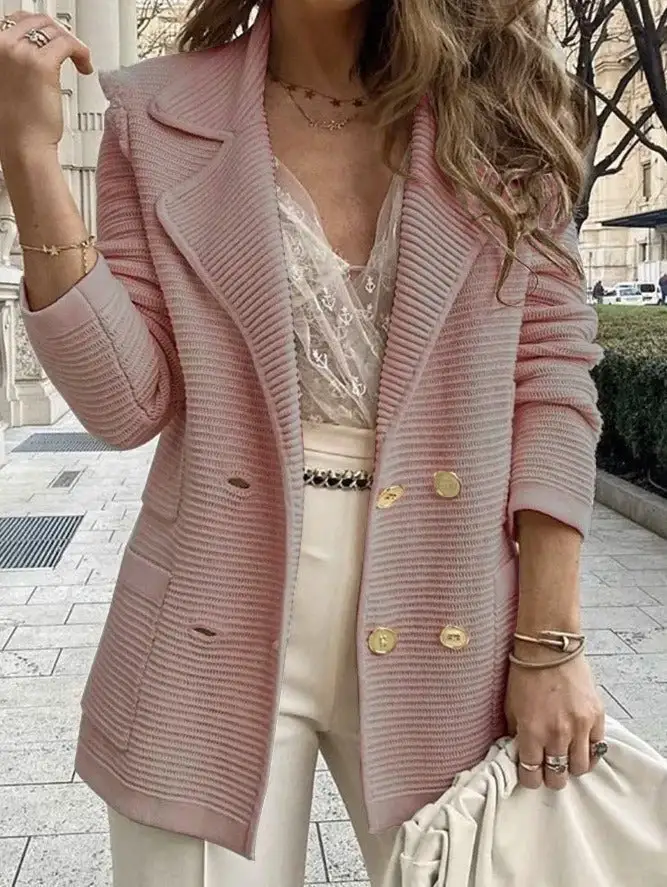Double-Breasted Women's Blazer
