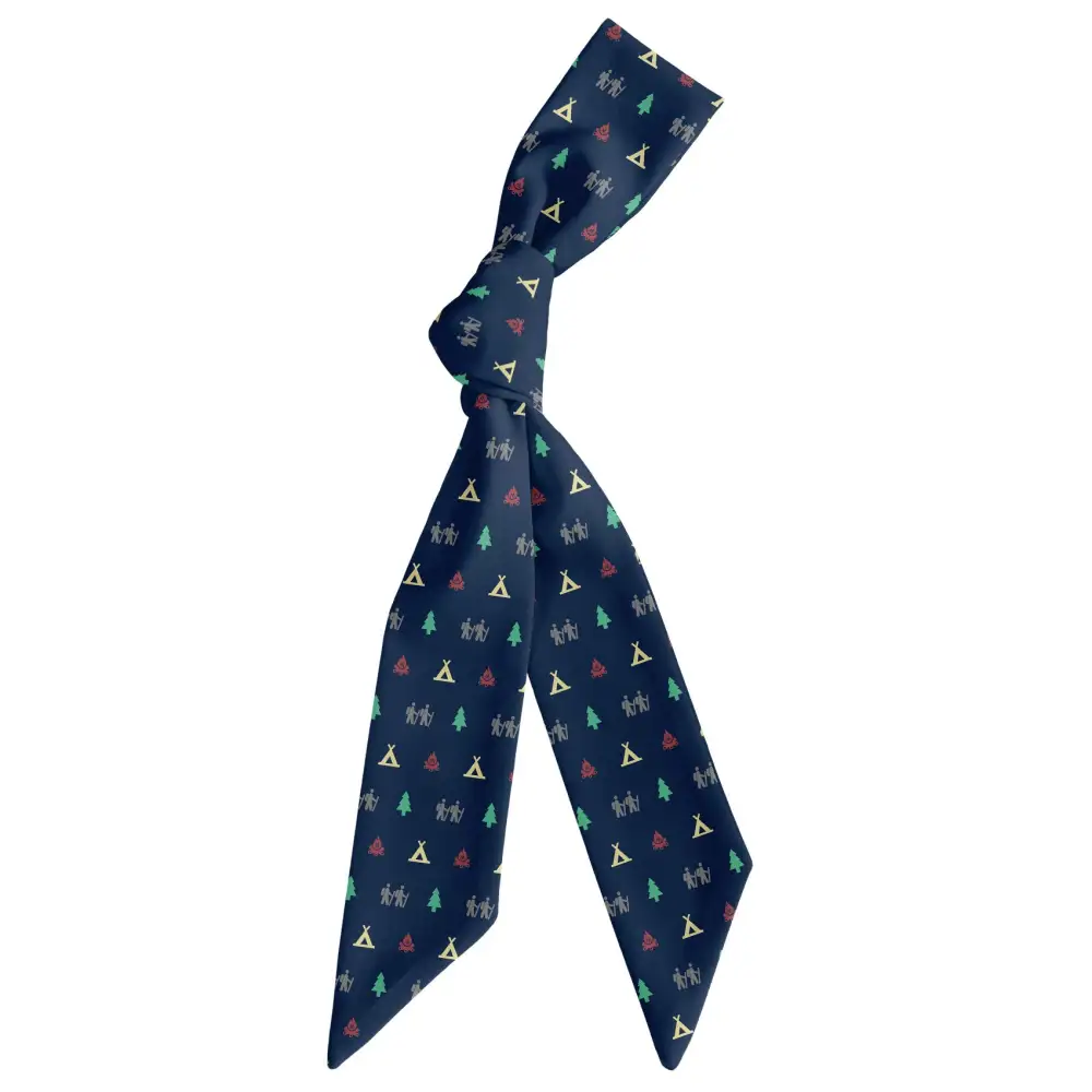 Camping With Friends Design Hair Scarf