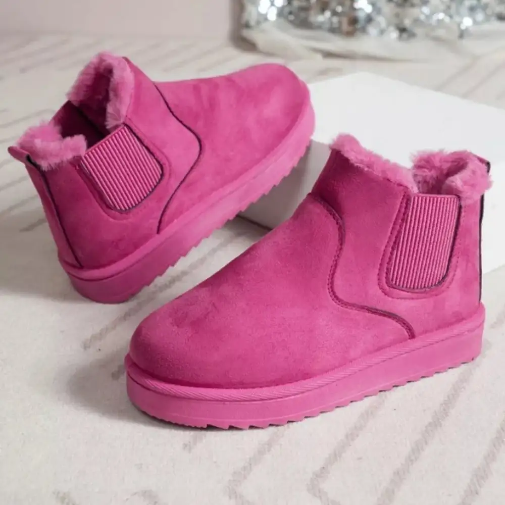 Soft Round Toe Platform Boots