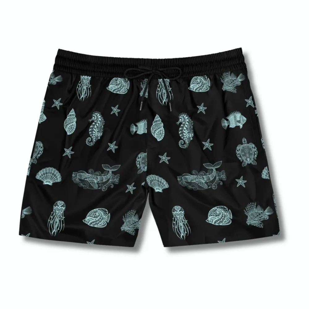 Mens Swim Shorts Mandala