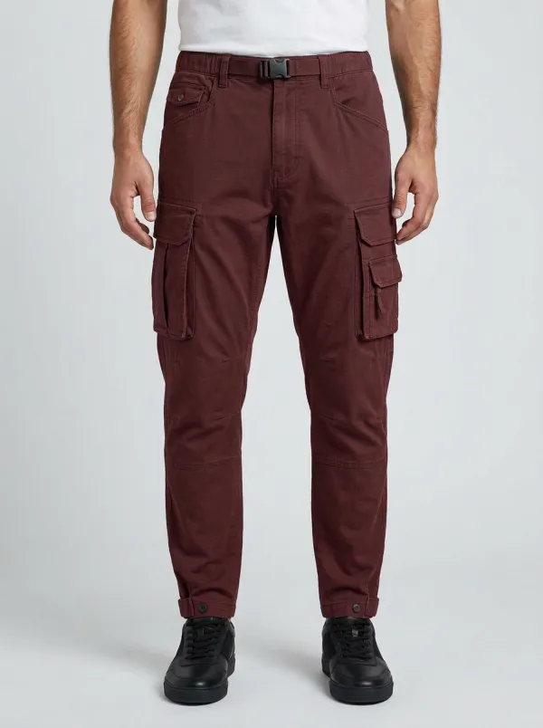 Men's Tactical Outdoor Multi-Pocket Belted Cargo Pants