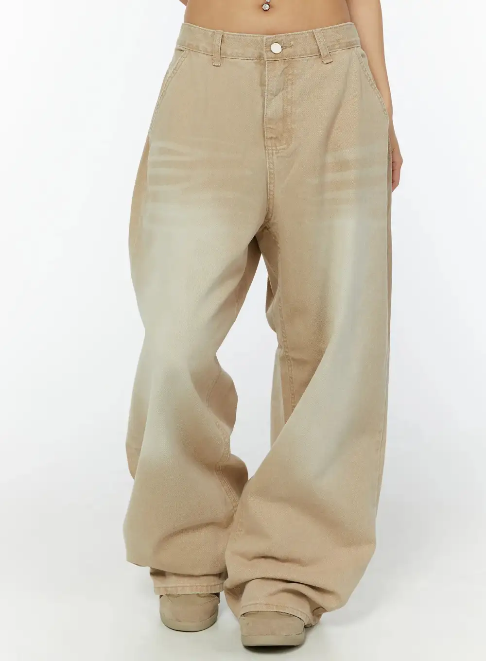 Brush Wide Leg Jeans