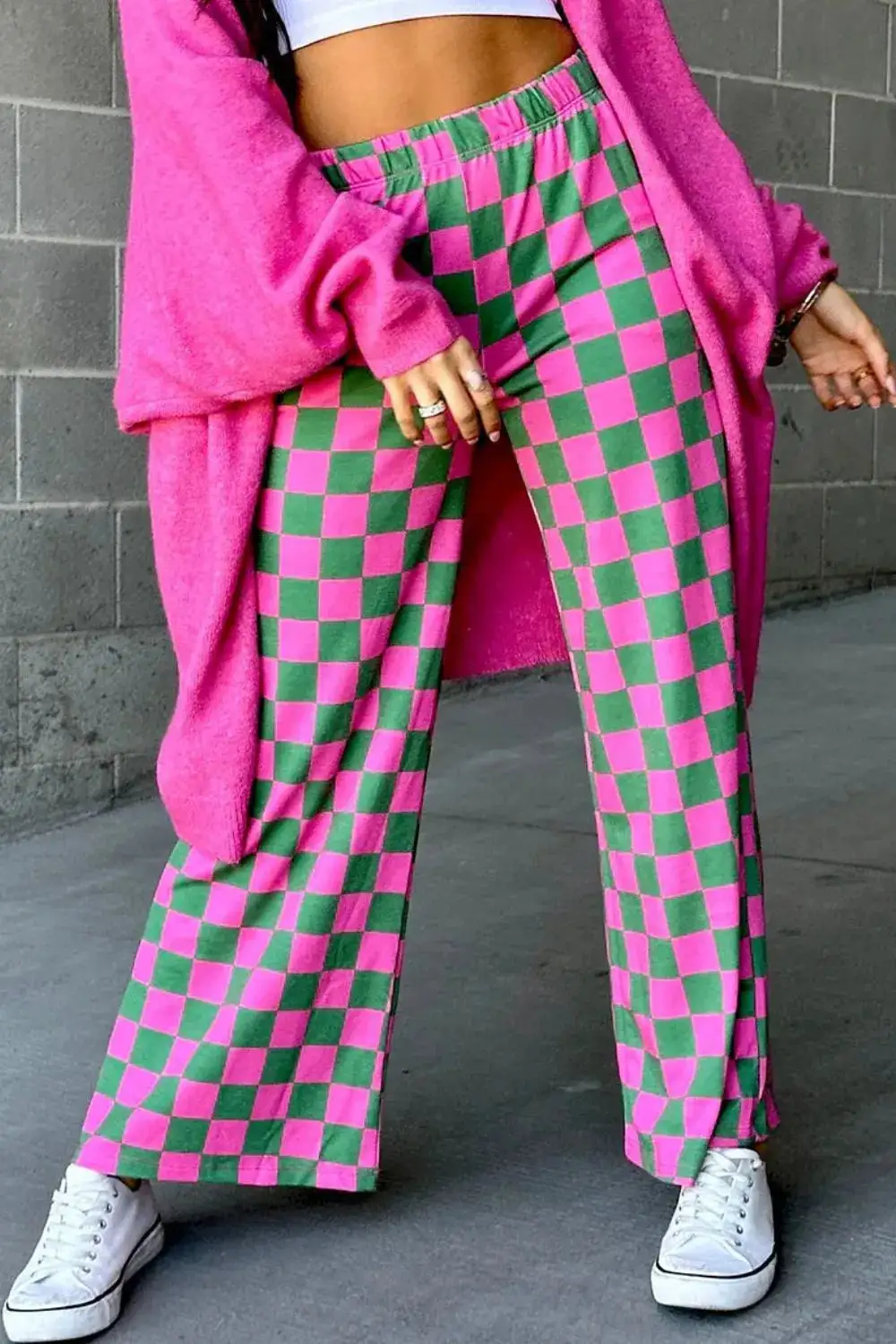 Relaxed Wide Leg Pocket Detail Pants