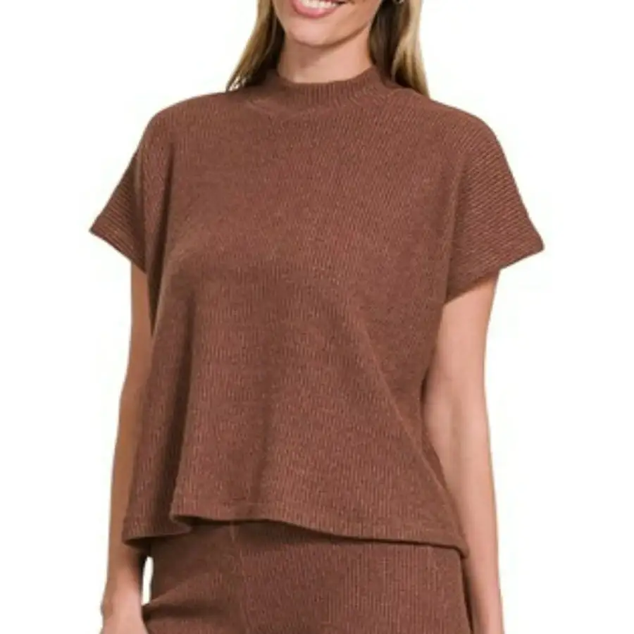 Sweater Boxy Top & Long Pants Set