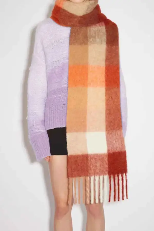 Thermal Fringe Contrast Scarf