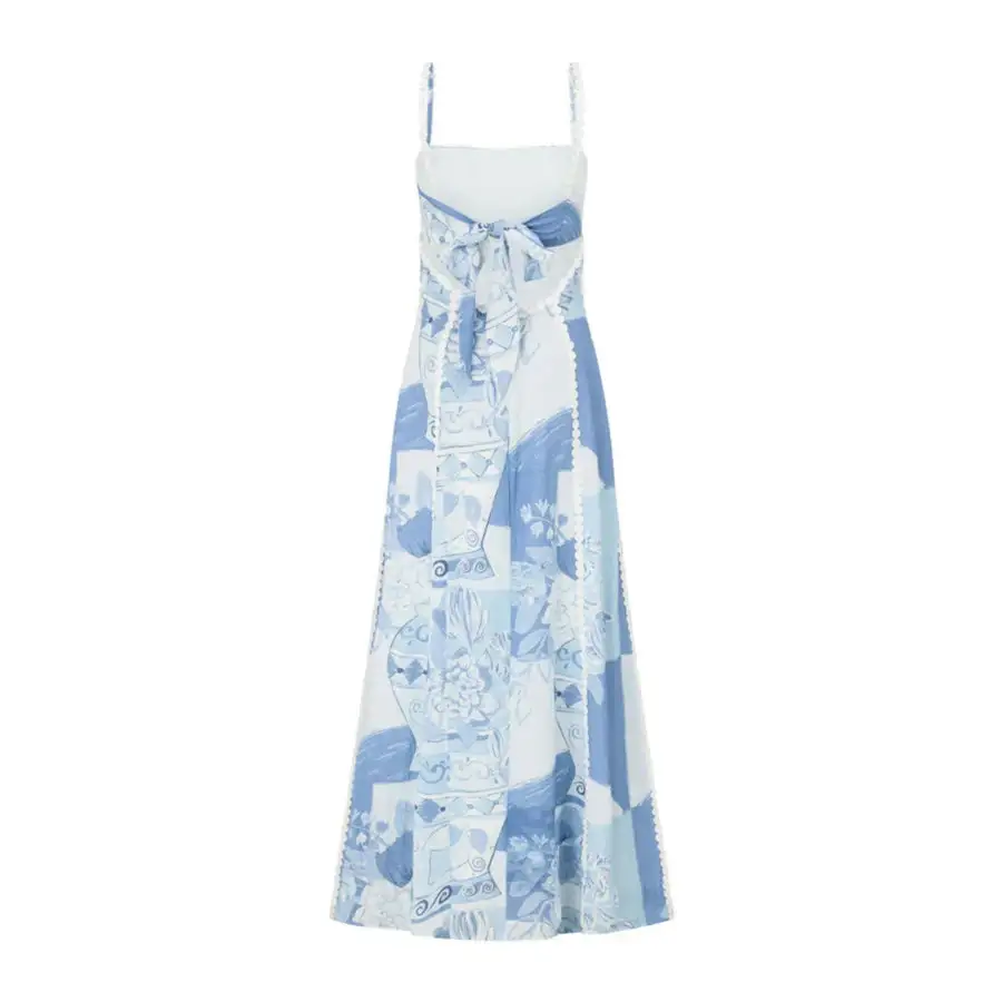 Everyday Printed Square Neck Cami Maxi Dress