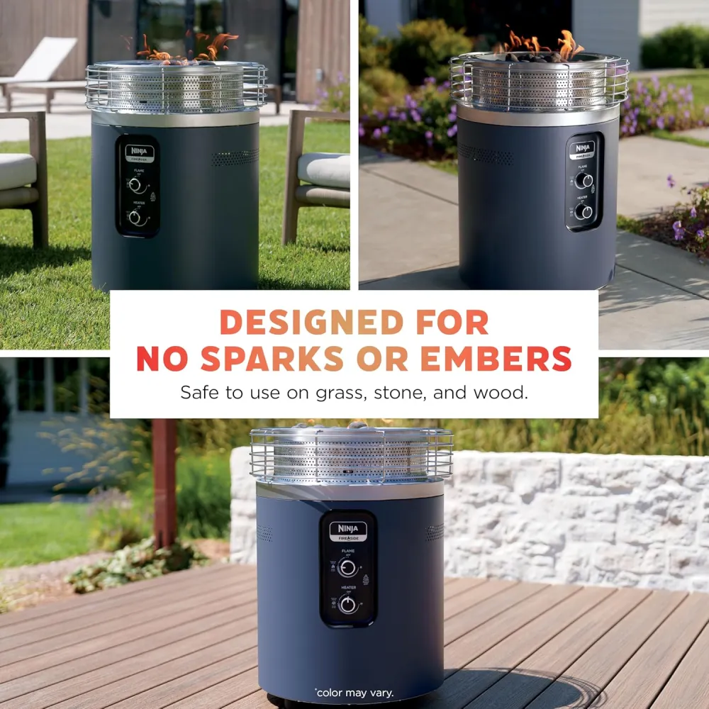 Ninja Fireside360™ Outdoor Heater & Fire Pit with 3 Modes – Flame, Heat, Flame & Heat