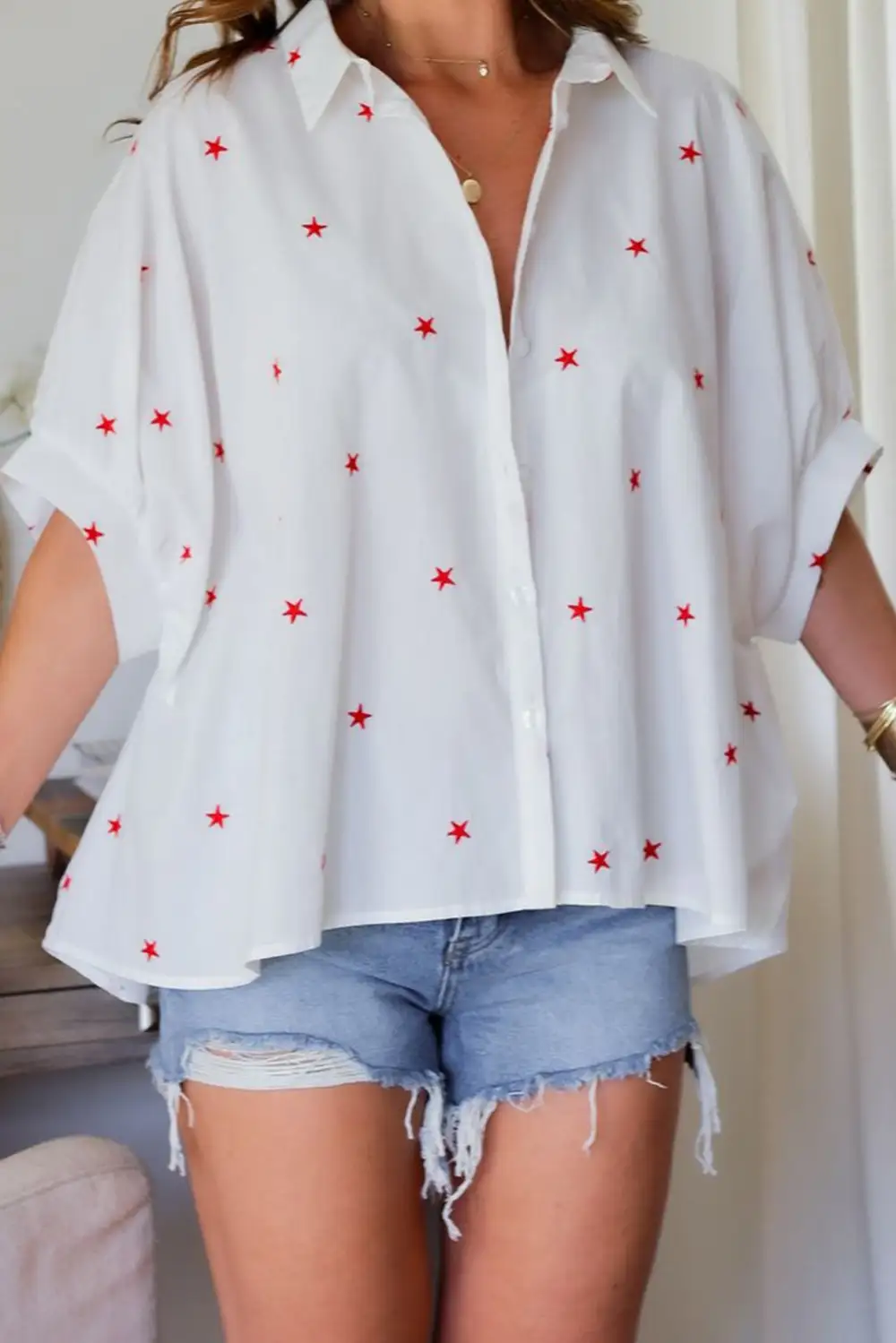 Half Sleeve Printed Casual Shirt