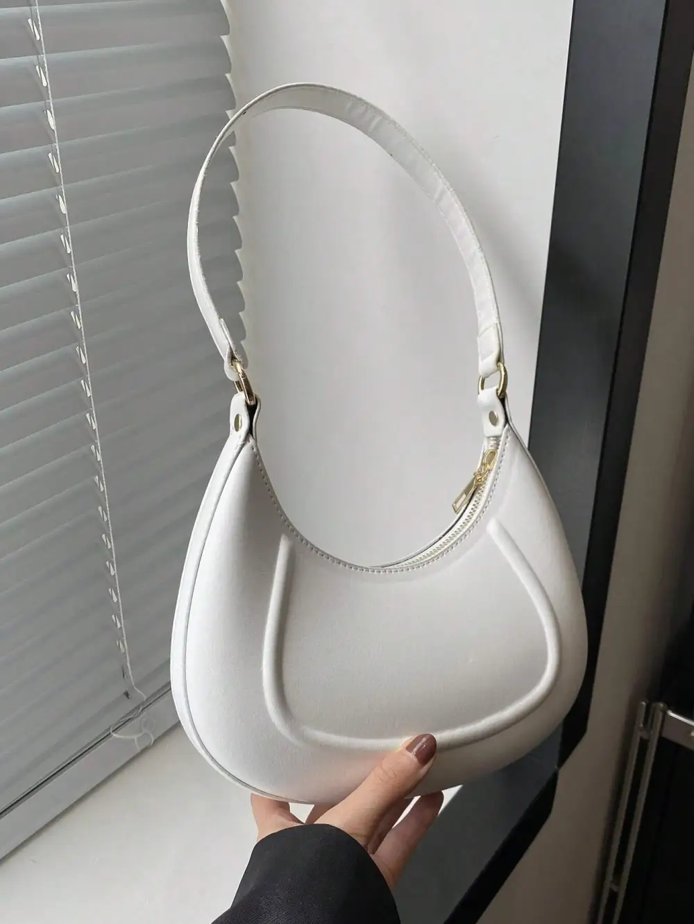 PU Leather Polyurethane Plaid Shoulder Bag