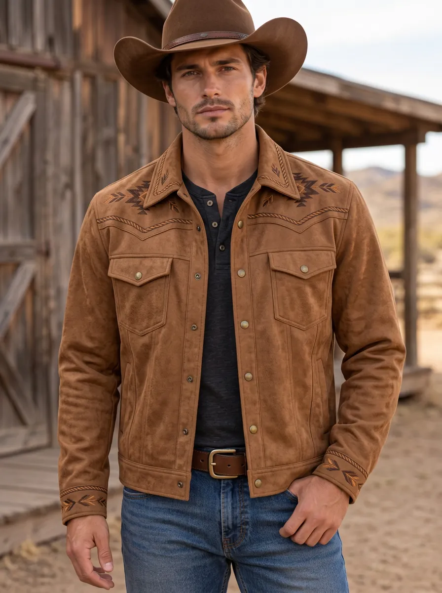 Men's Western Cowboy Jacket