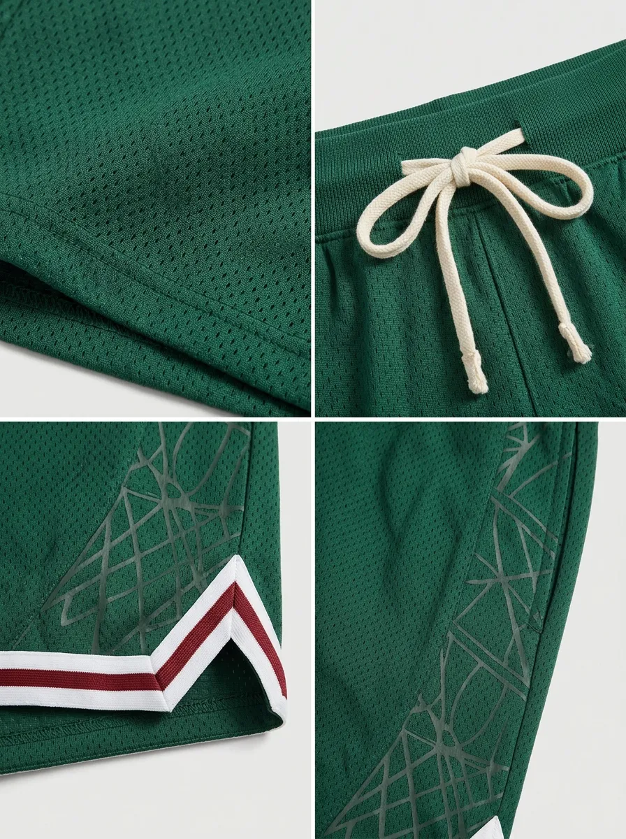 Studio Geometric Pattern Design Men's Basketball Shorts