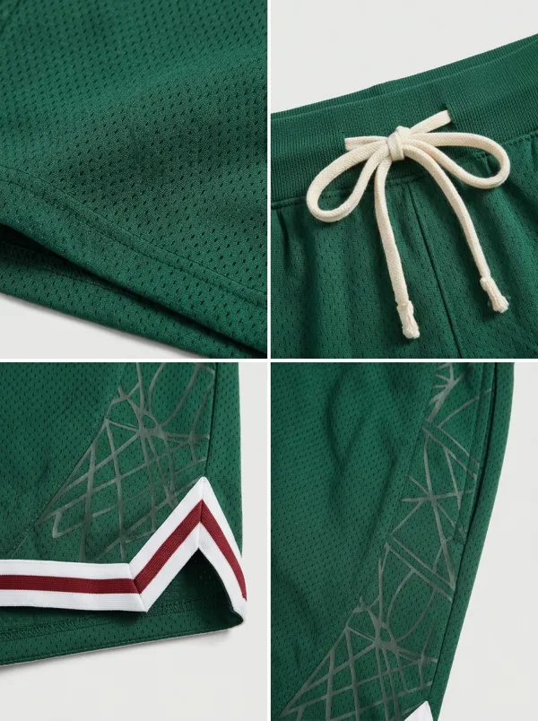Studio Geometric Pattern Design Men's Basketball Shorts