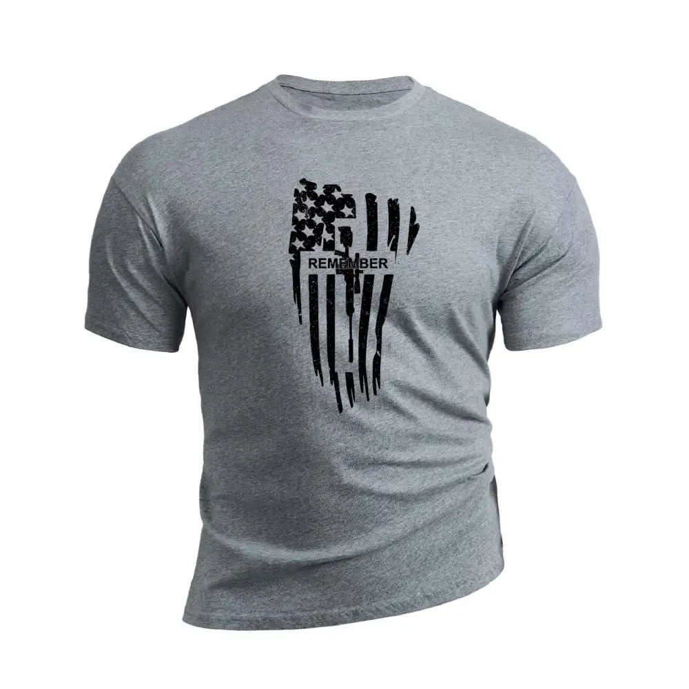 USA FLAG REMEMBER GRAPHIC TEE