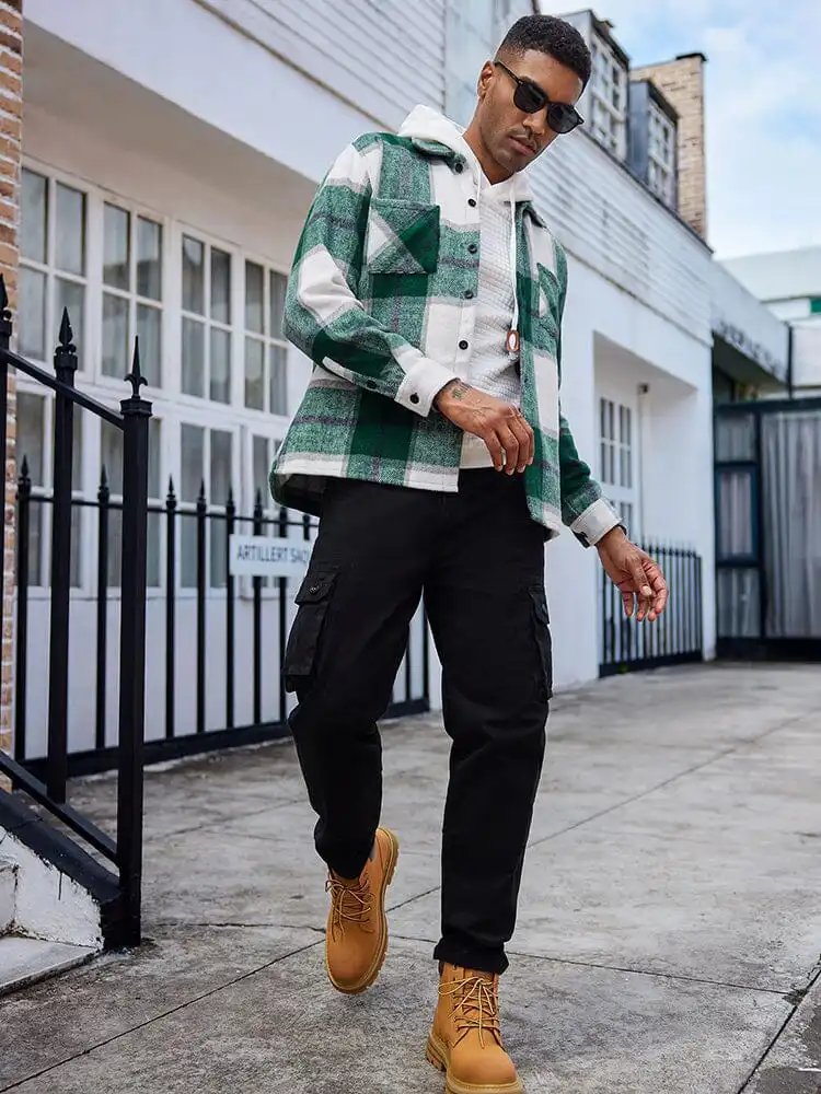 Stylish Comfy Flannel Plaid Shirt