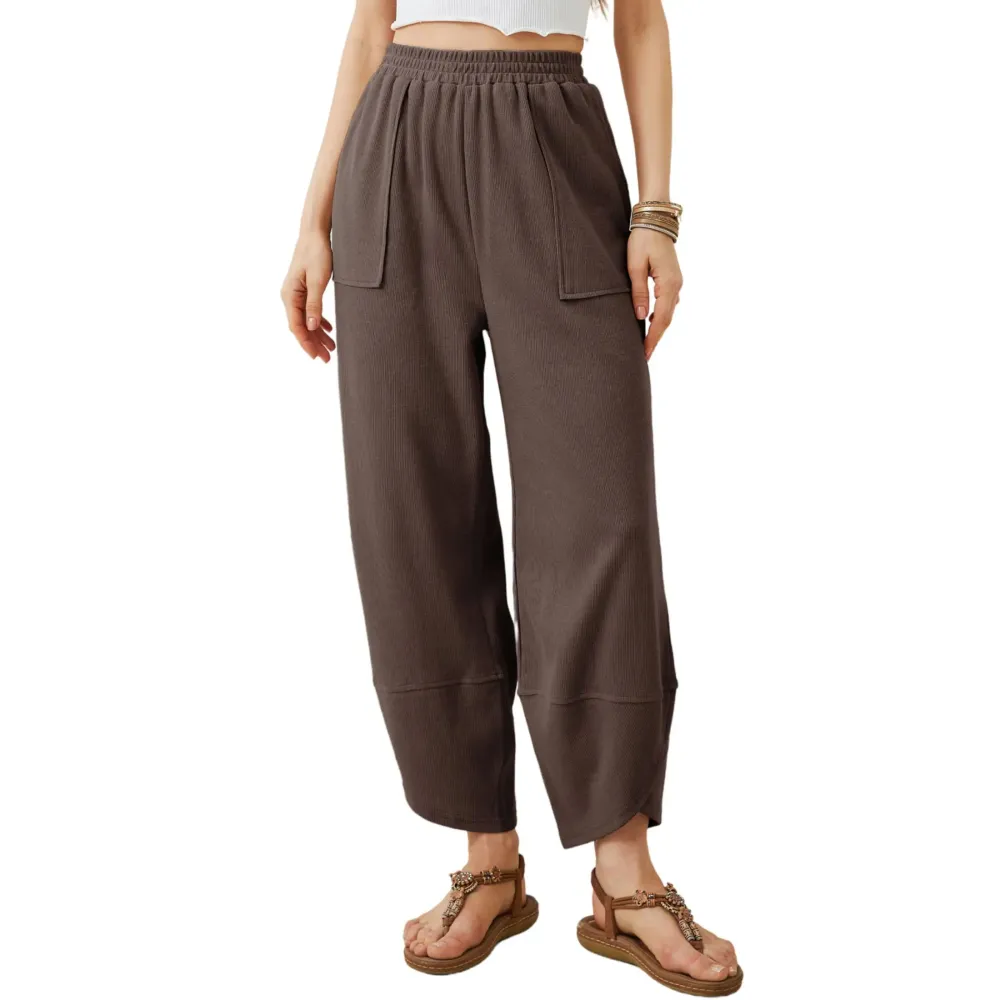 Elasticated Harem Palazzo Pants