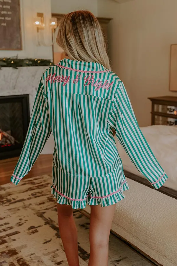 Merry And Bright Satin Pajama