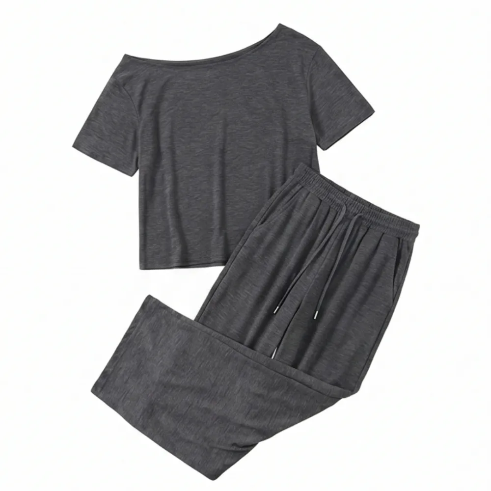 Off Shoulder Two Piece Set