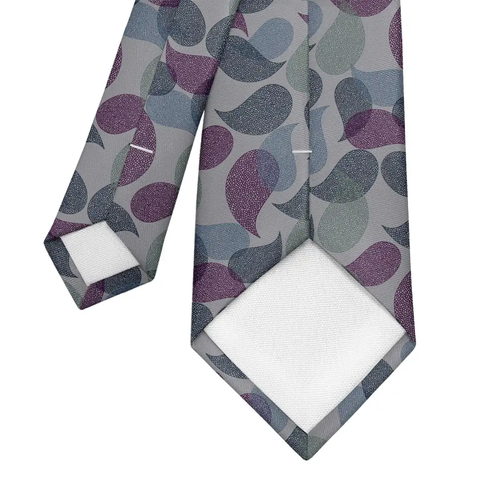 Polished Paisley Design Necktie
